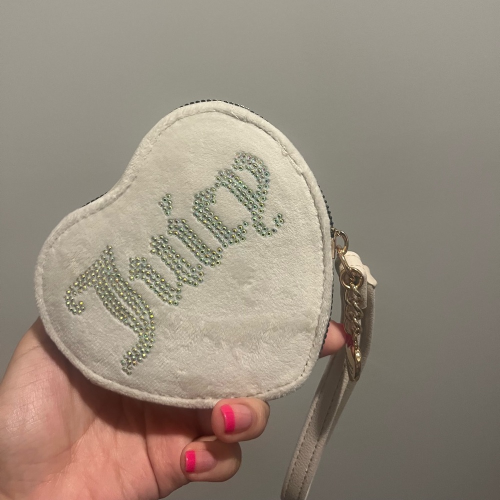 Juicy Couture Velour Heart Wallet
